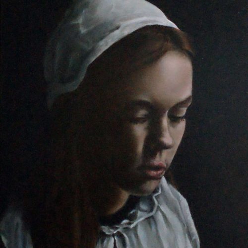 Meisje-met-wit-hoofdkapje