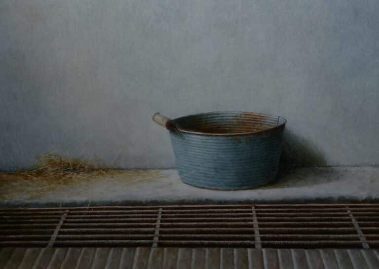 Erik-Zwaga-Teiltje-in-de-stal-45x40-groot